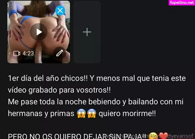 Fansladyevansof OnlyFans Thumbnail #n2duXAMYiz