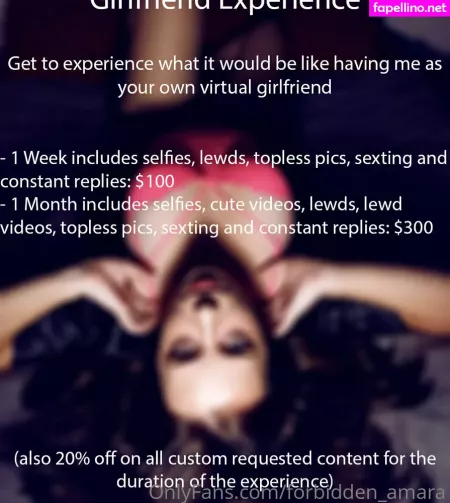 Forbidden Amara OnlyFans Thumbnail #fArGezVNEZ