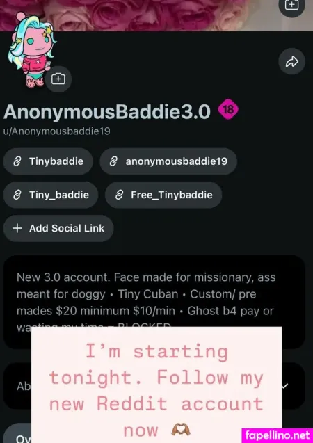 Free Anonymousbaddie19 Main Profile Photo