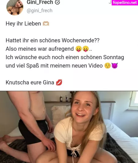 Gini Frech 1 OnlyFans Thumbnail #Q9r3alsJ1h