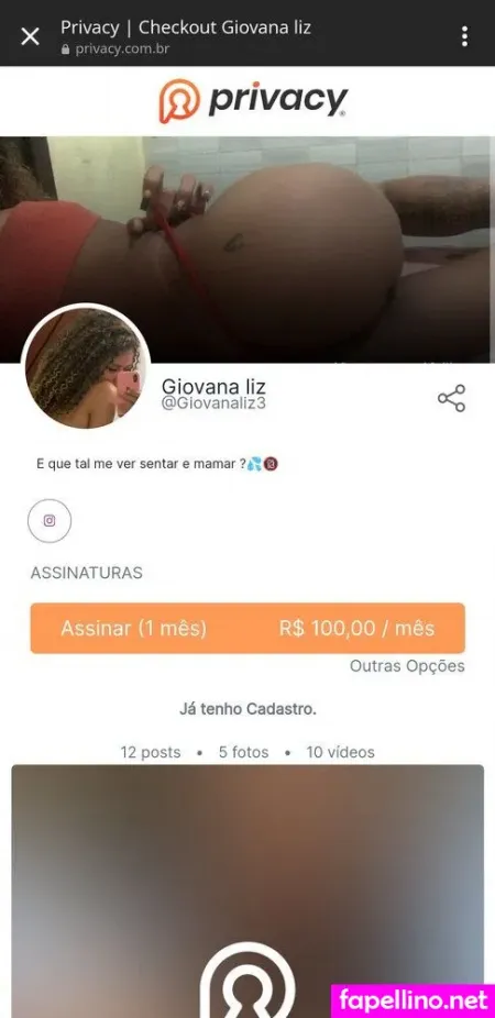 Giovana Liz OnlyFans Thumbnail #T3dD1PkmrY