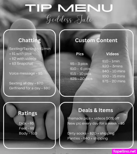 Goddess Juli OnlyFans Thumbnail #THN4TayOPn