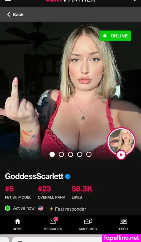 Goddessscarlettt OnlyFans Thumbnail #xzNJ2diPvM