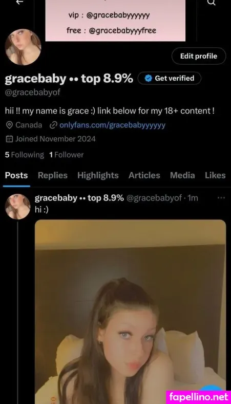 Gracebabyyyyyy OnlyFans Thumbnail #mTYNQplgOe