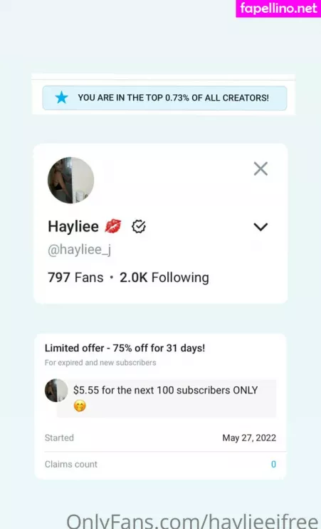 Haylieejfree OnlyFans Thumbnail #a6rThqbsa7