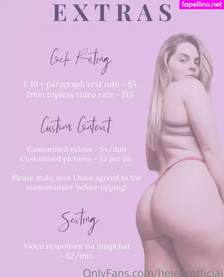 Helenrofficial OnlyFans Thumbnail #QAx84q1uni