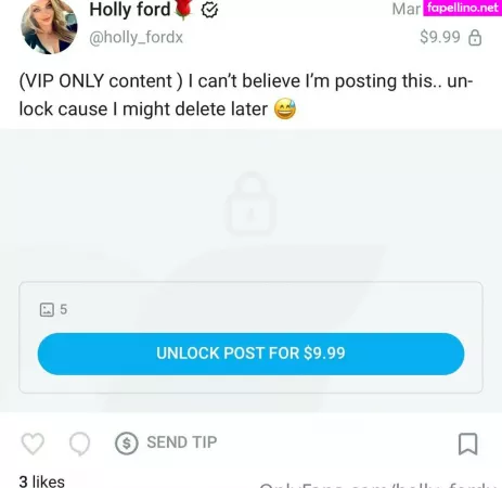 Holly Fordx OnlyFans Thumbnail #P51N95NSUY