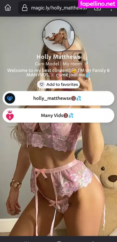 Holly Matthews OnlyFans Thumbnail #T6HelCUmMv