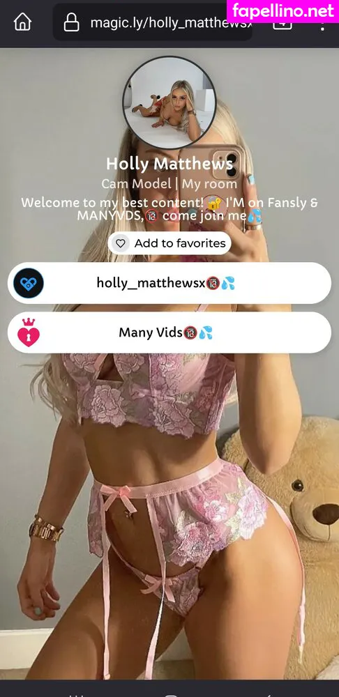 HollyMatthewsx, holly_matthewsx, hollymatthews Nude Leaked OnlyFans Photo #T6HelCUmMv