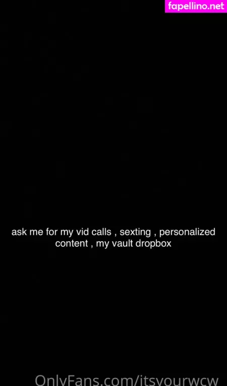 Itsyourwcw OnlyFans Thumbnail #2YAFdoPHme