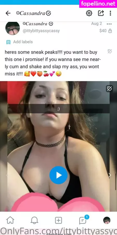 Ittybittyassycassy OnlyFans Thumbnail #WAC2ejuBbi