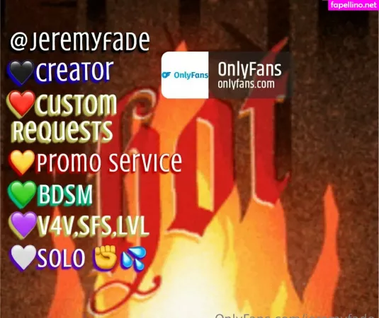 Jeremyfade OnlyFans Thumbnail #HwaxcgTojx