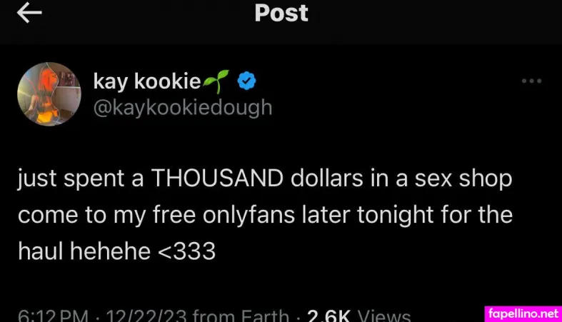 Kaykookiedough 13 OnlyFans Thumbnail #6FPMMPB6GS