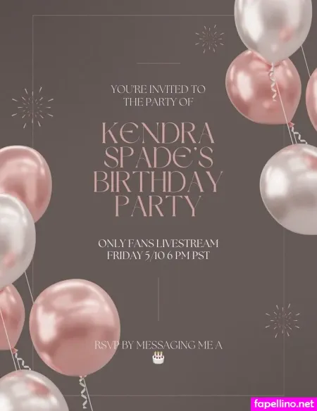 Kendraspade 2 OnlyFans Thumbnail #QLwUctktSJ