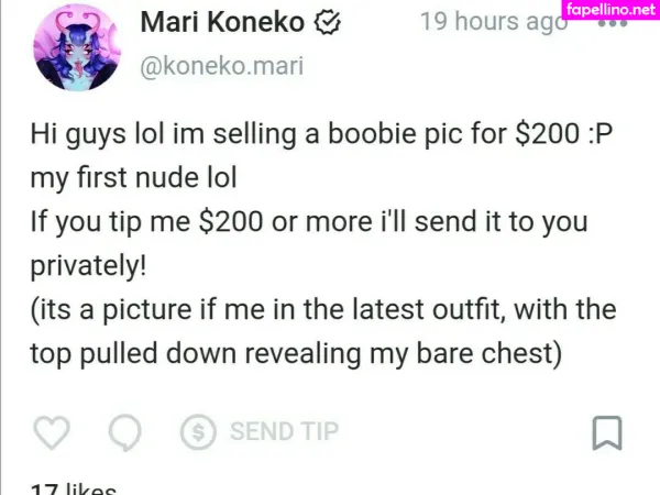Koneko Mari OnlyFans Thumbnail #oSJdAHqQkz