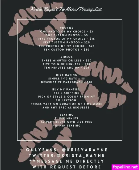 Kristarayne OnlyFans Thumbnail #dhA30c0Mu1