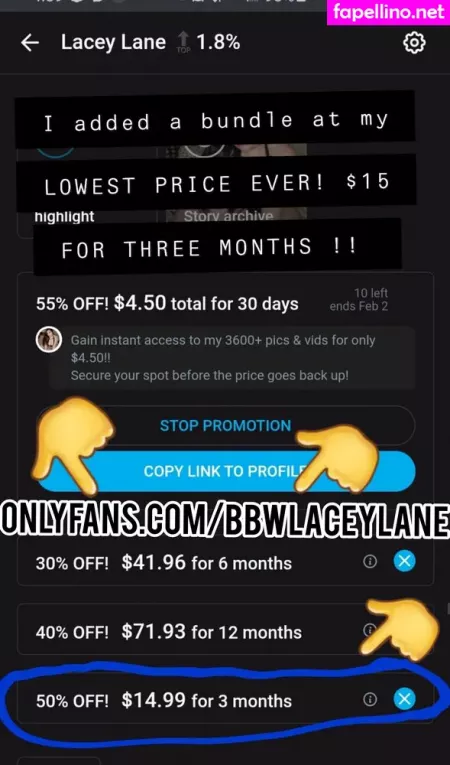 Laceylanefree OnlyFans Thumbnail #VvZJPDo75o