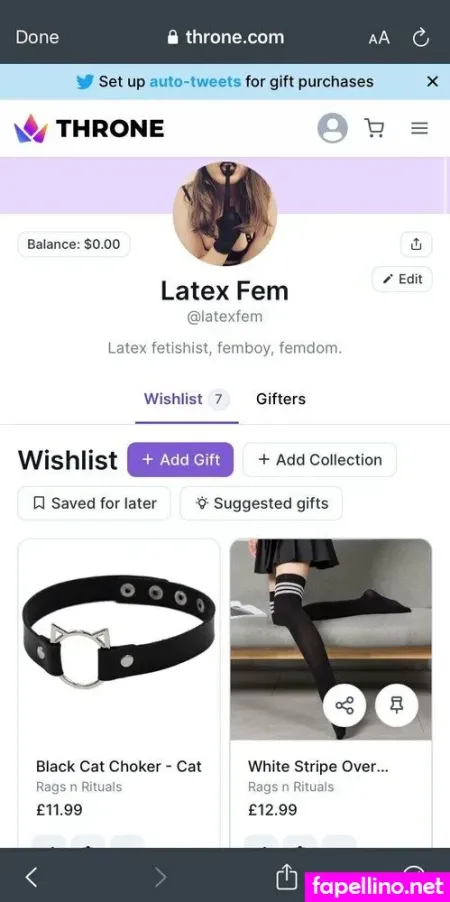 Latexfem OnlyFans Thumbnail #i7iAWWoKBr