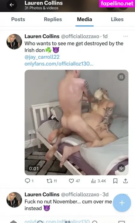 Lauren Collinsficiallozza OnlyFans Thumbnail #Bc3KLYiHcv