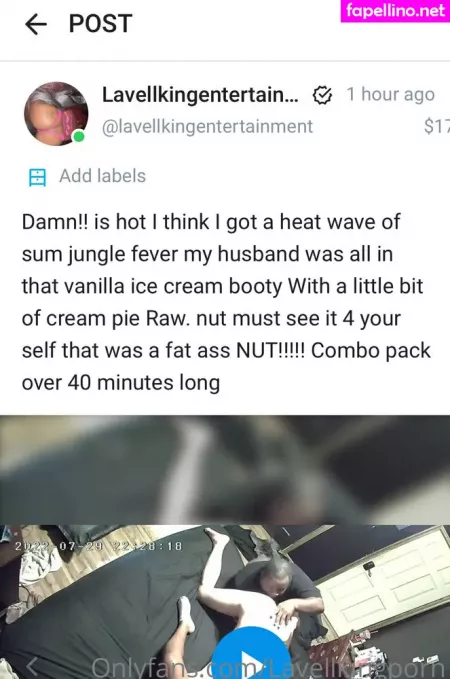 Lavellkingentertainment OnlyFans Thumbnail #ly4PYKduDs