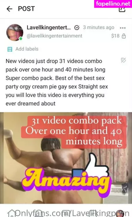 Lavellkingentertainment OnlyFans Thumbnail #pVEzx2FkN7