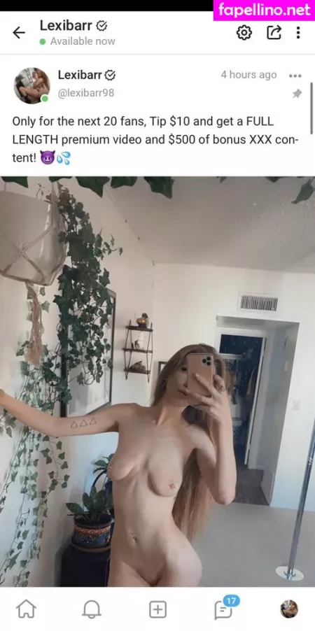 Lexibarr OnlyFans Thumbnail #PCbf50kMMJ