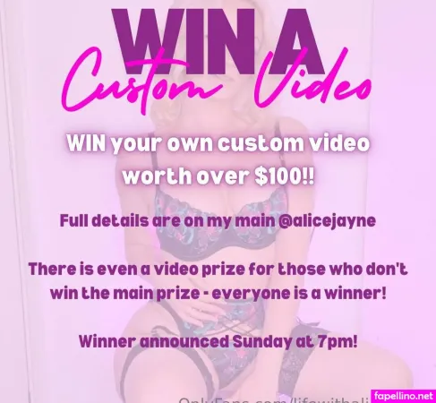 Lifewithalicejayne OnlyFans Thumbnail #JdZ96pqoJq