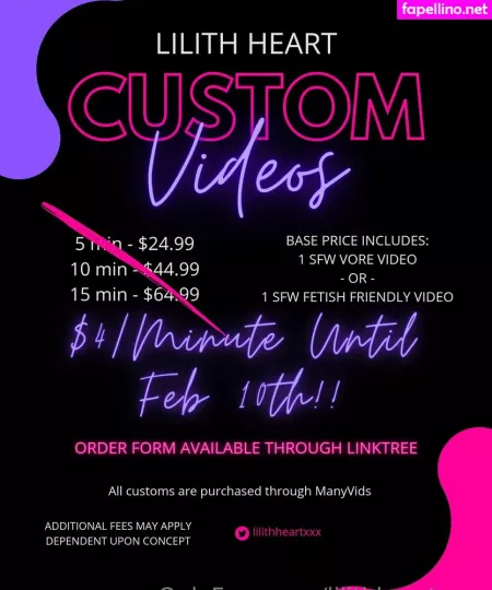 Lilithheartvore OnlyFans Thumbnail #tCOXmr64pK