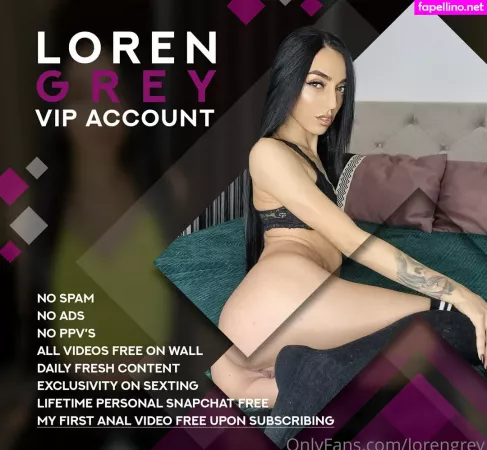 Lorengrey OnlyFans Thumbnail #bnTYw1MOIh