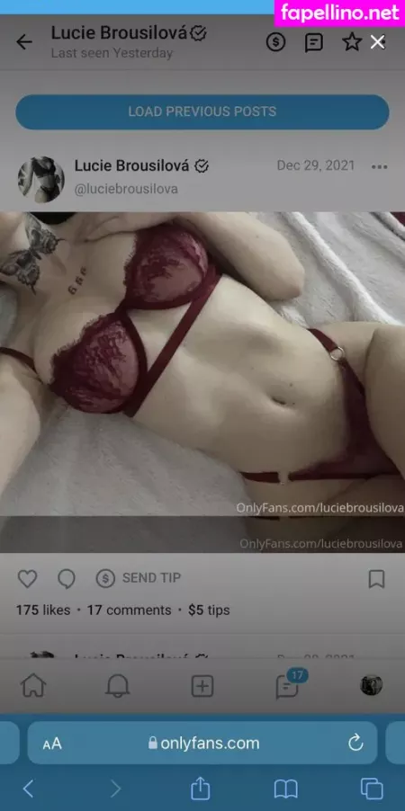Luciebrousilova OnlyFans Thumbnail #Mbxj8Glh2C