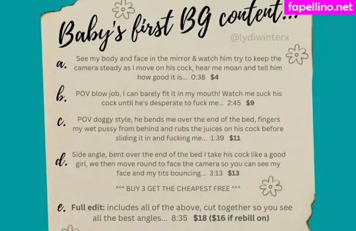 Lydiwinterx OnlyFans Thumbnail #sF38jRs3bD