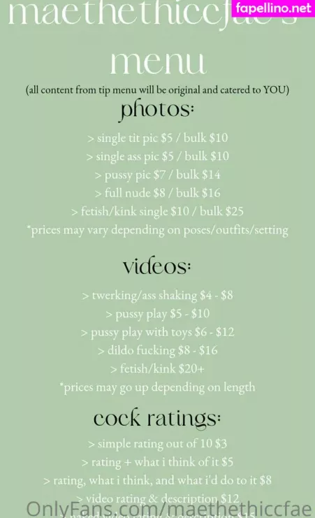 Maethethiccfae OnlyFans Thumbnail #UN6G86uytl