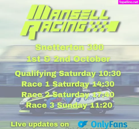 Mansellracing OnlyFans Thumbnail #YcqLYJUExH