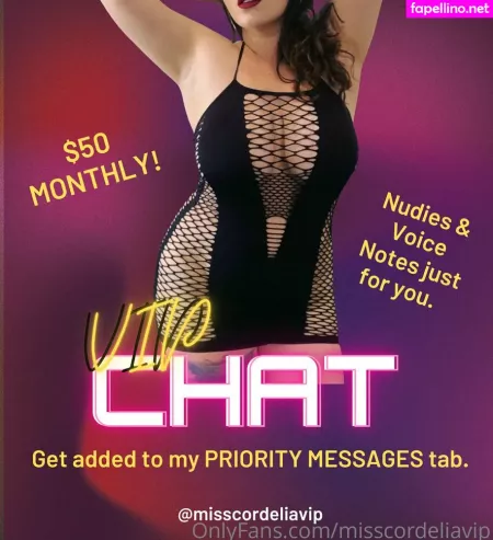 Misscordeliavip OnlyFans Thumbnail #8TKYCBKL6B