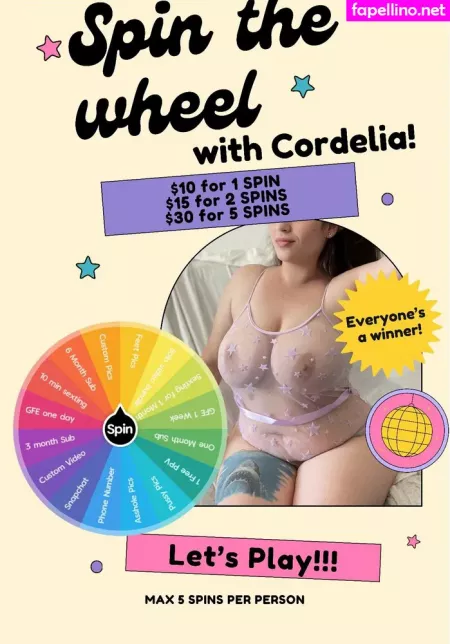 Misscordeliavip OnlyFans Thumbnail #r9dBpIicw3