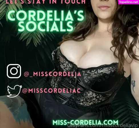 Misscordeliavip OnlyFans Thumbnail #vwy65It4xa