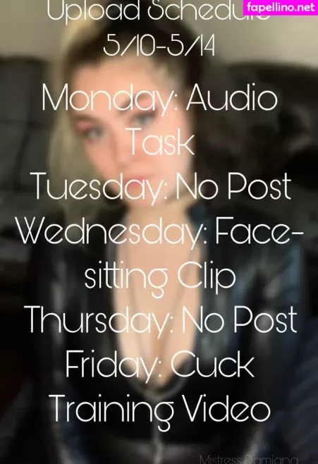 Mistressdamiana OnlyFans Thumbnail #S0oaULmu8q