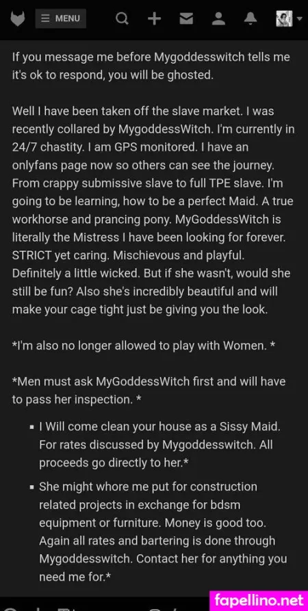 Mygoddesswitch2 OnlyFans Thumbnail #XNo9wwYzVC