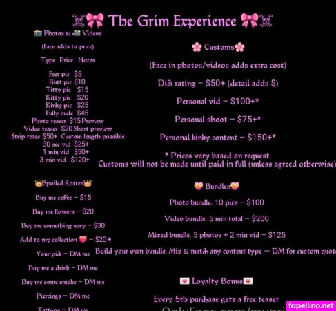 Mygrimkitten OnlyFans Thumbnail #9UNGB6oti4