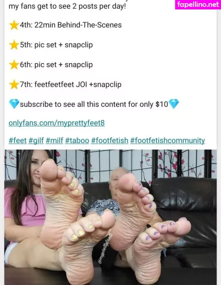 Myprettyfeet8free OnlyFans Thumbnail #Wx64u0lEHw