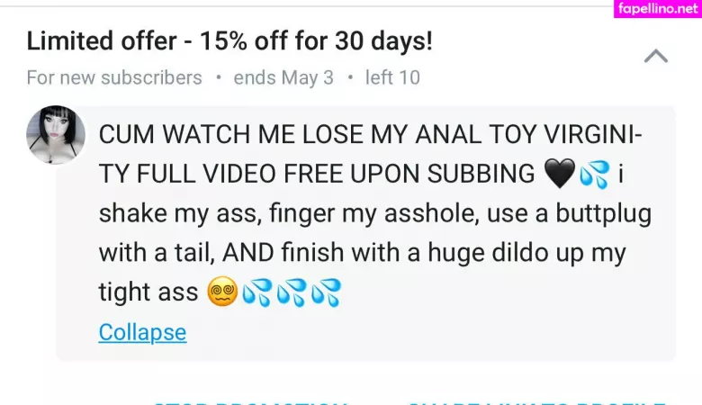 Nikkitagothfree OnlyFans Thumbnail #BJ3vJGNEa3