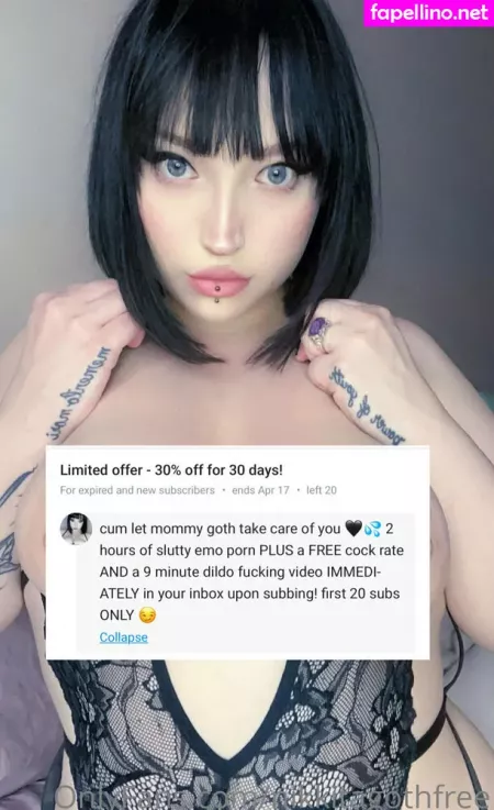 Nikkitagothfree OnlyFans Thumbnail #lADv0PKkBx