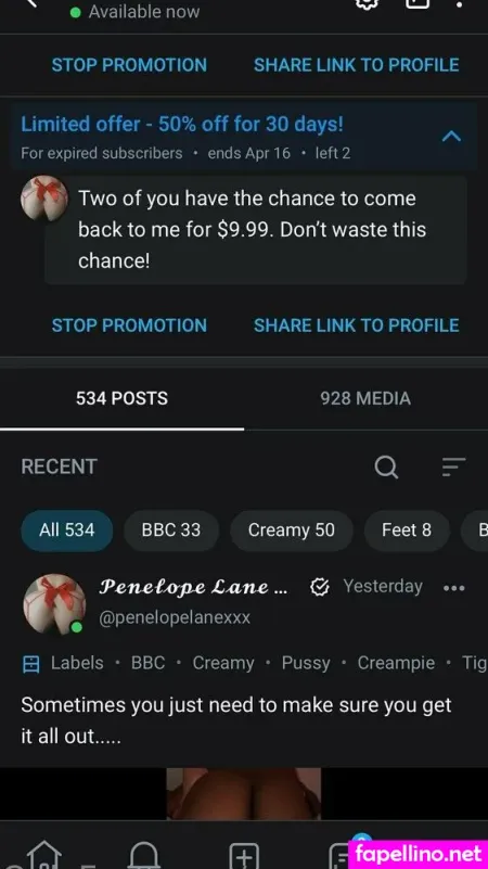 Penelopelanexx OnlyFans Thumbnail #k5yXZqKkL8