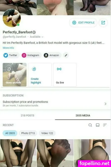 Perfectlybarefoot OnlyFans Thumbnail #F2NtykrUFy