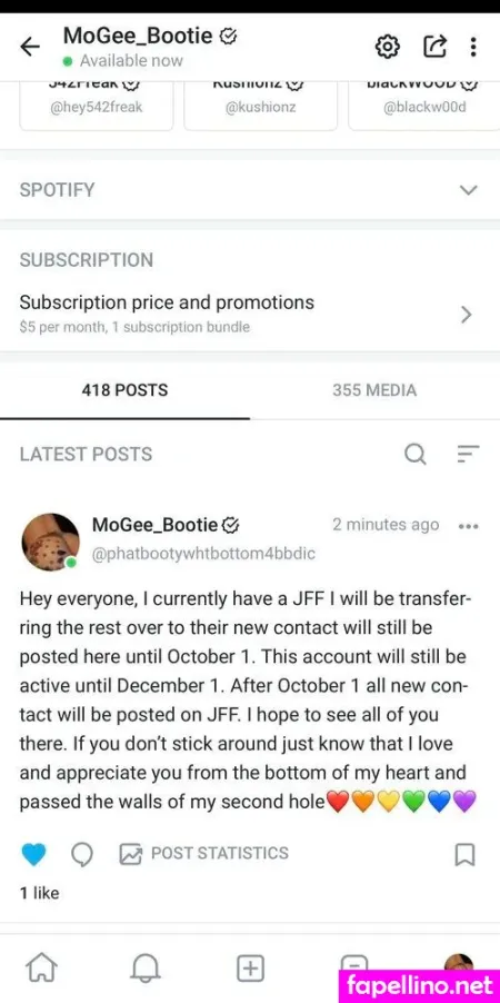 Phatbootywhtbottom4bbdic OnlyFans Thumbnail #ynIecQz0DI