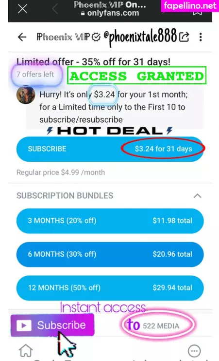 Phoenixtale OnlyFans Thumbnail #TxrAYlXUvK