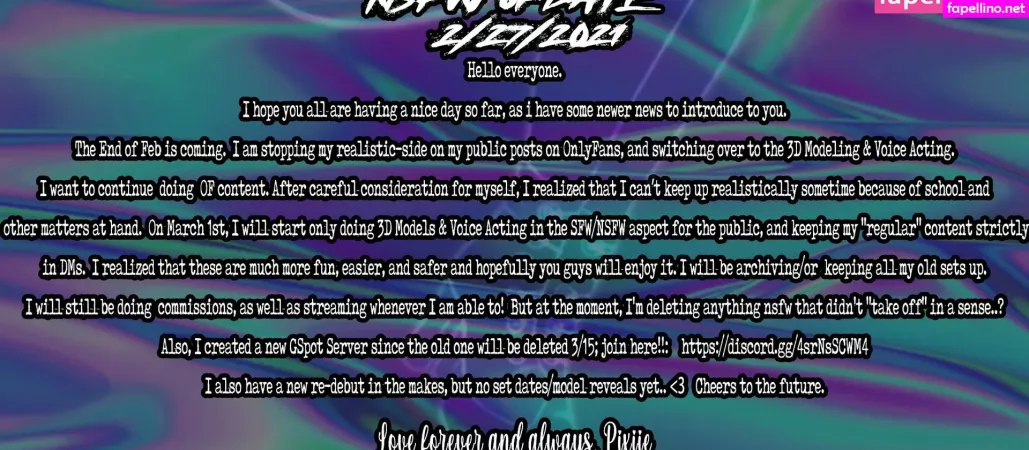 Pixiiestixx OnlyFans Thumbnail #xQdGuXxjL6