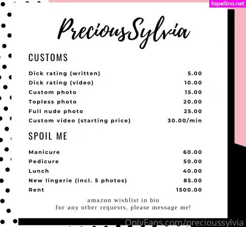 Precioussylvia OnlyFans Thumbnail #tFH7aw9zHj