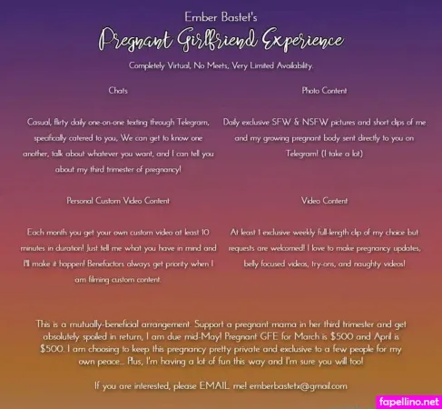 Pregnant Ember OnlyFans Thumbnail #YhwIYoRPoM