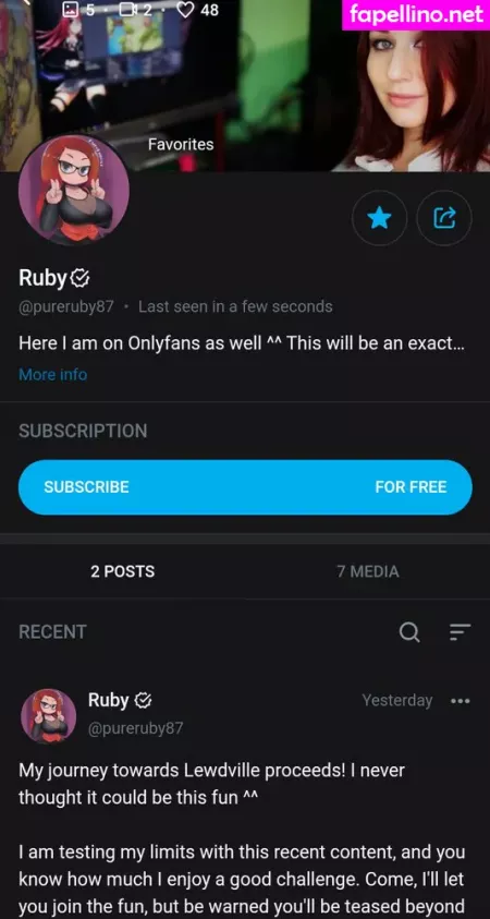 Pure Ruby OnlyFans Thumbnail #a1aESN1DLw